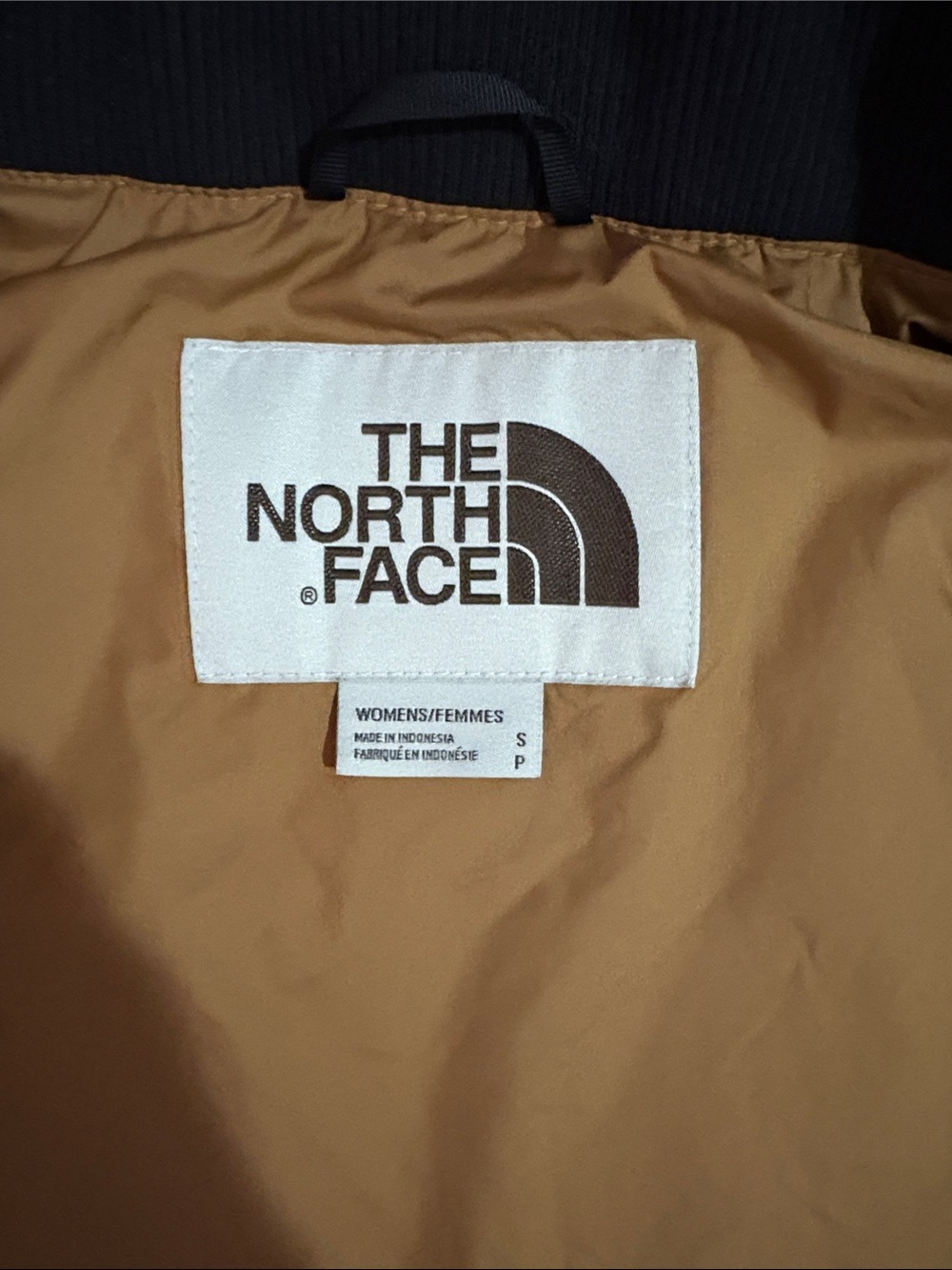 The North Face Women's Black & Brown Chevron Puffer Vest - Picture 2 of 5